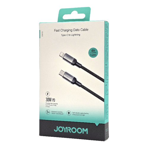 Кабель joyroom c/l s-a10 (30w/1.2m) черный