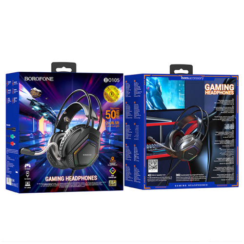 Наушники игровые borofone bo105 черные