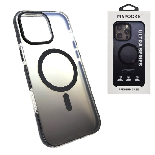Чехол-крышка marooke m06 градиент для iphone 15 pro max черный