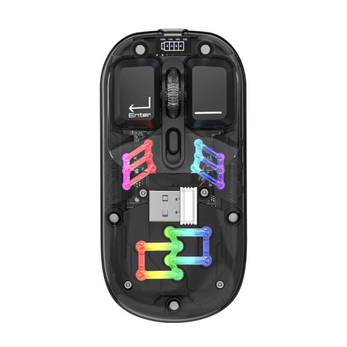 Мышь беспроводная coteci magic crystal iv qf026bk черный