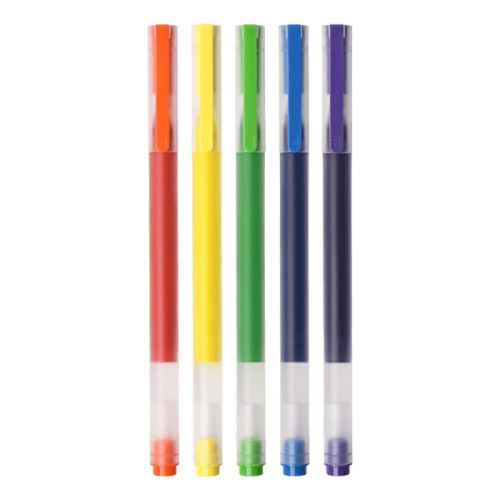 Набор ручек xiaomi mi colorful mjzxb03wc (5шт) (7870)