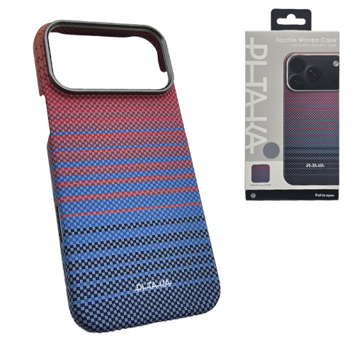 Чехол-крышка #95 pitaka woven iphone 17/18 pro max красно-синий закат