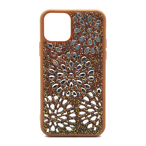 Чехол крышка swarovski кристал для iphone 11pro max (6.5) золотой