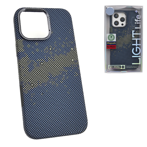 Чехол-крышка #47 light pixel star (magsafe) для iphone 14 pro синий