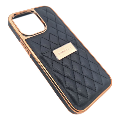 Чехол крышка onegif lisa wallet для iphone 14 pro черный