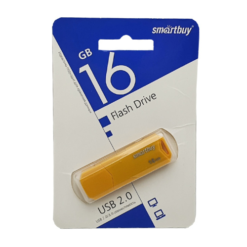 16gb usb smartbuy clue жёлтый