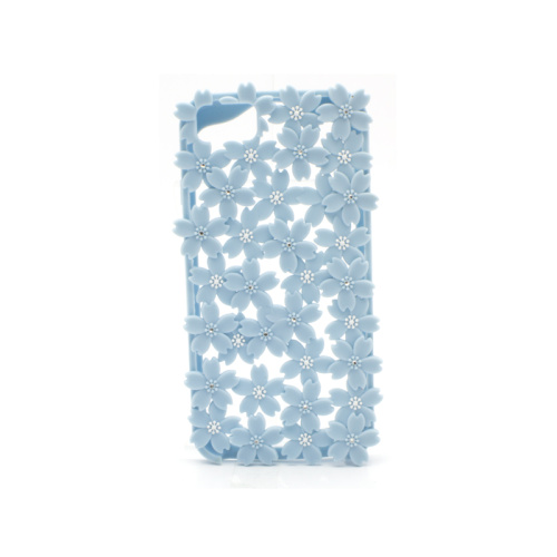 Чехол-силикон ромашка new iphone 7/8 голубой