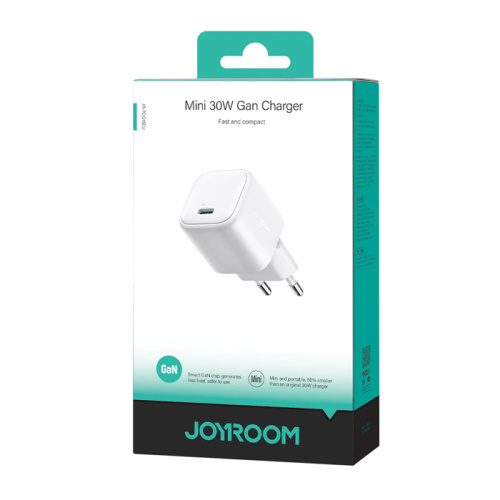 Сзу joyroom jr-tcg15eu 1c/30w белое