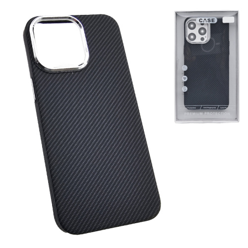 Чехол-крышка #25 (magsafe) для iphone 13 pro max carbone черный