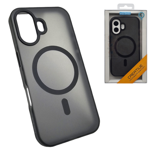 Чехол-крышка henks sand magsafe для iphone 16 черный