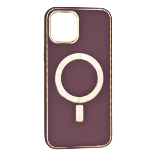 Чехол-крышка msl для iphone 12/12pro бордовый