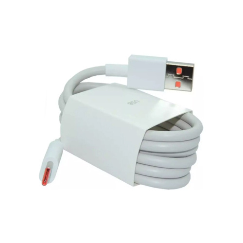 Кабель usb на type-c xiaomi 6a 100% (box) белый