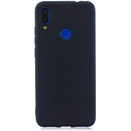 Чехол-силикон tpu матовый xiaomi redmi note 9 черный