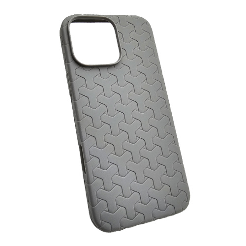 Чехол-силикон braid y для iphone 16 pro титан