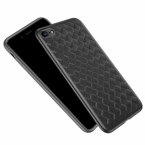 Чехол-силикон плетенка для iphone 5/5s черный