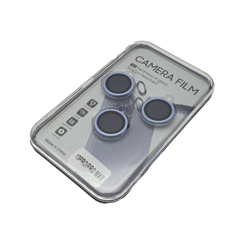 Стекло защитное на камеру camera film 13pro/13pro max в упаковке голубой