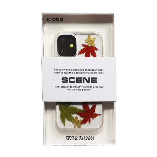 Чехол крышка k-doo scene для iphone 12 mini (5.4) прозрачный 
