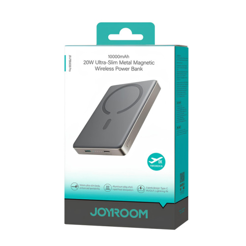 Пзу joyroom jr-pbm08 pro 10000mah (22,5w) серебристый