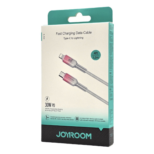 Кабель joyroom c/l s-a42 (30w/1.2m) белый