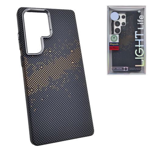 Чехол-крышка #47 light pixel star (magsafe) для Samsung s25 ultra серый