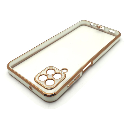 Чехол силикон блестящий кантик Samsung a12,микс