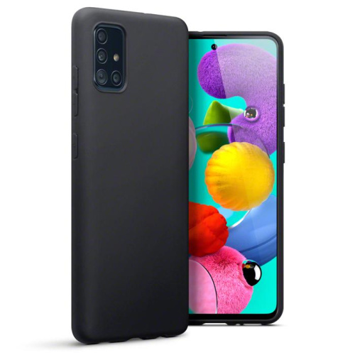 Чехол-силикон tpu матовый Samsung m31s (2020) черный