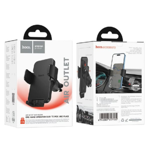 Автодержатель hoco h36 черный