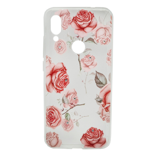 Чехол силикон с цветочками ipefet xiaomi redmi 7 mix
