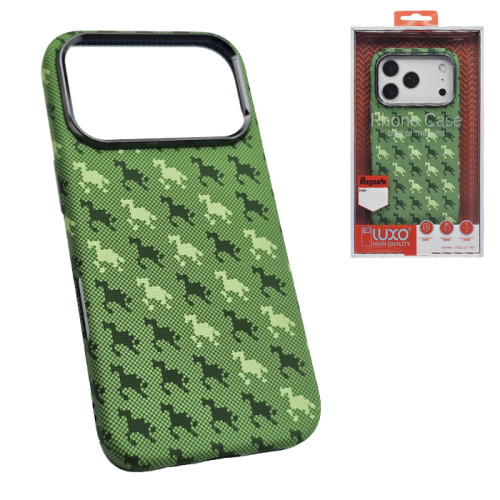 Чехол-крышка #61 luxo magsafe iphone 17 pro max horse зеленый