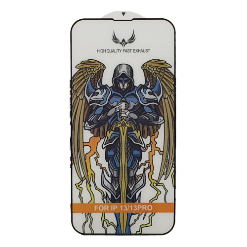Стекло защитное angel glass для iphone 13/13pro черное