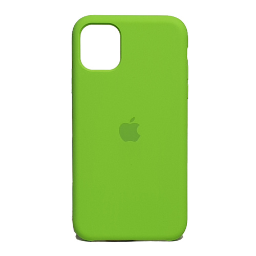 Чехол-силикон silicone case аналог для iphone 11pro max (6.5) салатовый