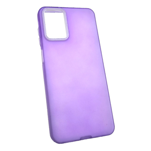 Чехол-крышка knit transparent для Samsung a07 фиолетовый
