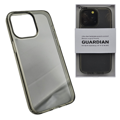 Чехол-силикон kzdoo guardian iphone 15 pro черный