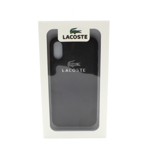 Чехол-крышка lacoste iphone x черная