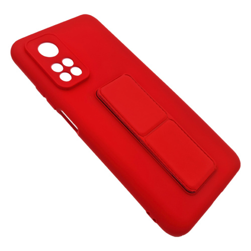 Чехол силикон new stand case xiaomi redmi 10t красный