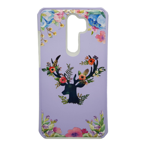 Чехол-силикон олень xiaomi redmi note 8pro сиреневый 603