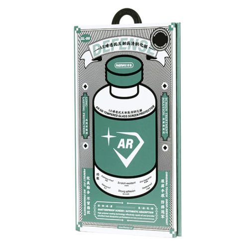 Стекло remax gl-86 anti iphone 15 pro max (6.7) черное (антиблик)