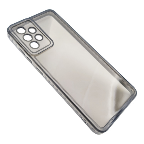 Чехол-силикон dark transparent Samsung a52 черный