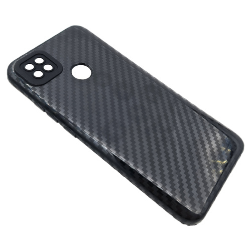 Чехол-силикон глянец carbon xiaomi redmi 9c черный