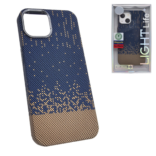 Чехол-крышка #47 light pixel (magsafe) для iphone 13/14 синий
