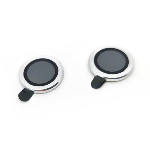 Стекло защитное на камеру camera film 15/15 plus в упаковке серебристое