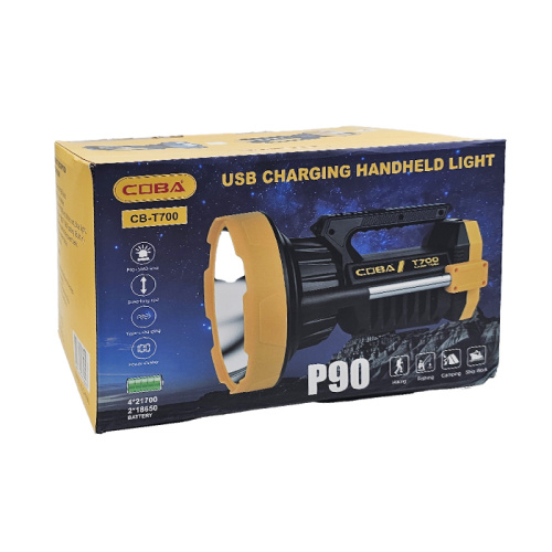 Фонарь сова gb-t700 (18650w) черный