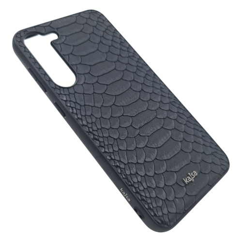 Чехол-крышка #84 kajsa snake pattern для Samsung s23 plus черный