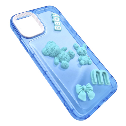 Чехол-силикон air bag baby для iphone 13 синий