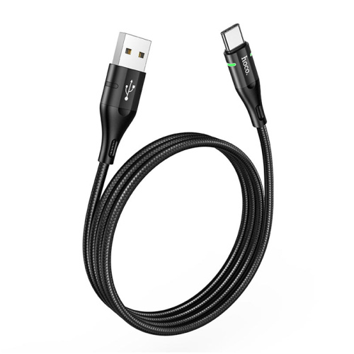 Кабель usb hoco u93 type-c (3a) черный (***)