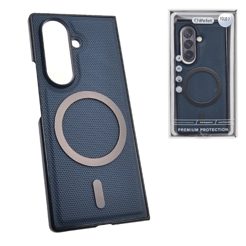Чехол-крышка ipefet magsafe для Samsung fold 7 синий