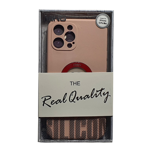 Чехол крышка king cosyu mag safe для iphone 12 pro max (6.7) розовый