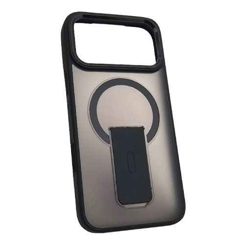 Чехол-крышка #40 с подставкой для iphone 17 pro черная