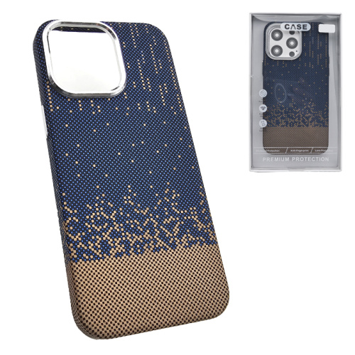 Чехол-крышка #25 (magsafe) для iphone 14 pro pixel сине-коричневый