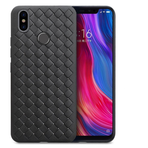 Чехол-силикон плетенка Samsung m01core (2020) черный